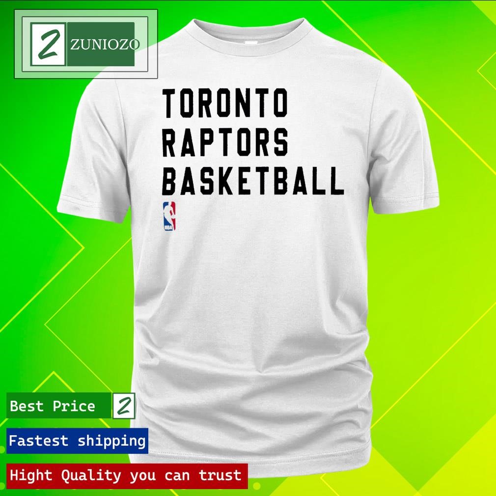 Official Toronto Raptors Basketball 2023-24 Sideline Legend Performance Practice T-Shirt