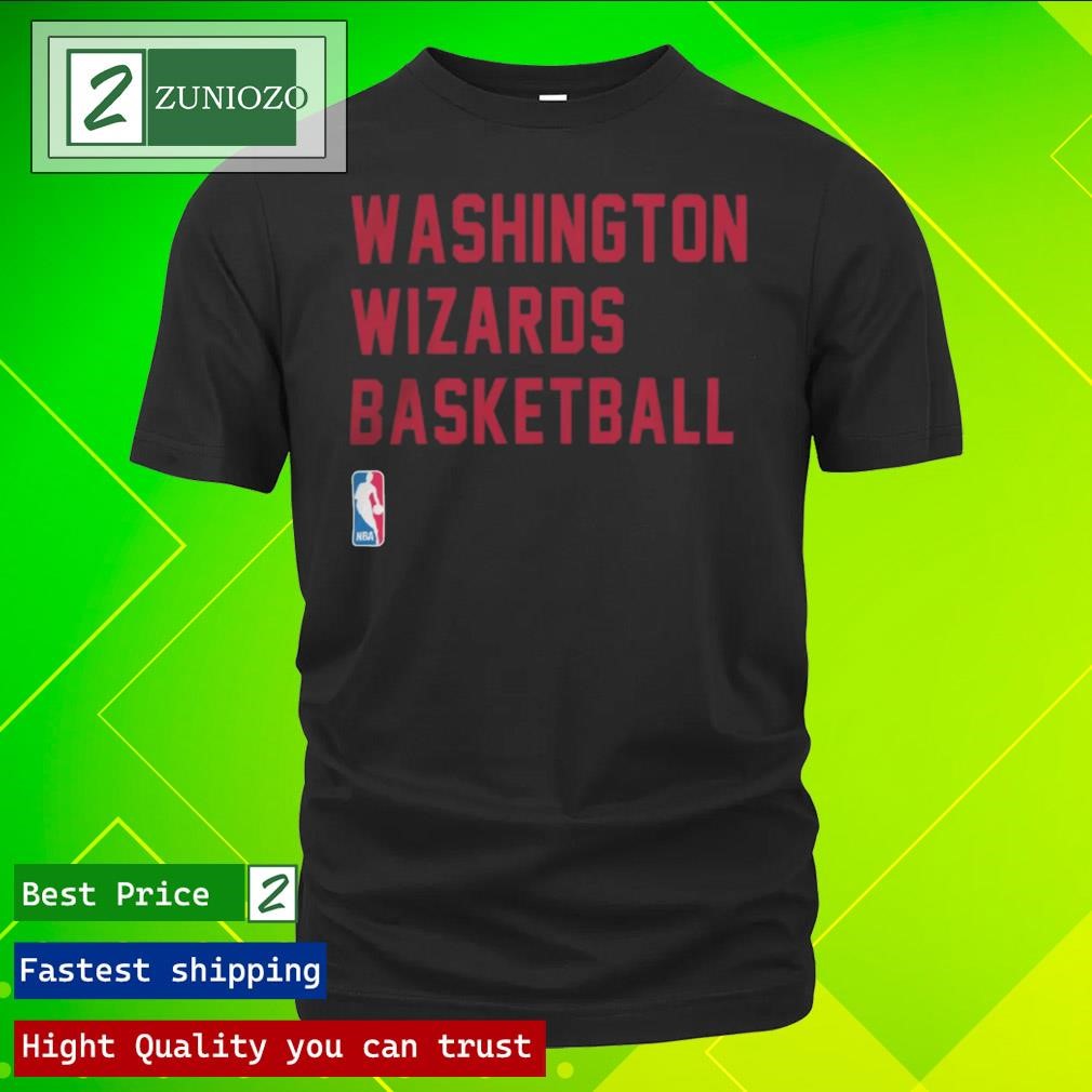 Official Washington Wizards Basketball 2023-24 Sideline Legend Performance Practice T-Shirt