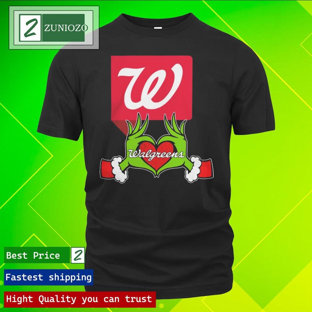 Premium Grinch Love Walgreens Logo Christmas 2023 Shirt