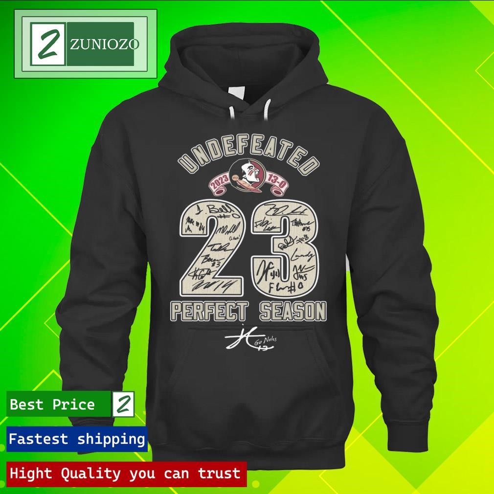 Official Florida state seminoles undefeated 2023 perfect season go noles signatures Shirt hoodie