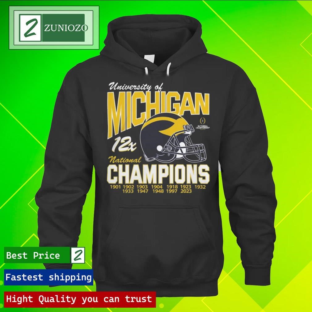 Official Michigan Wolverines 12x National Champions T-Shirts, hoodie ...