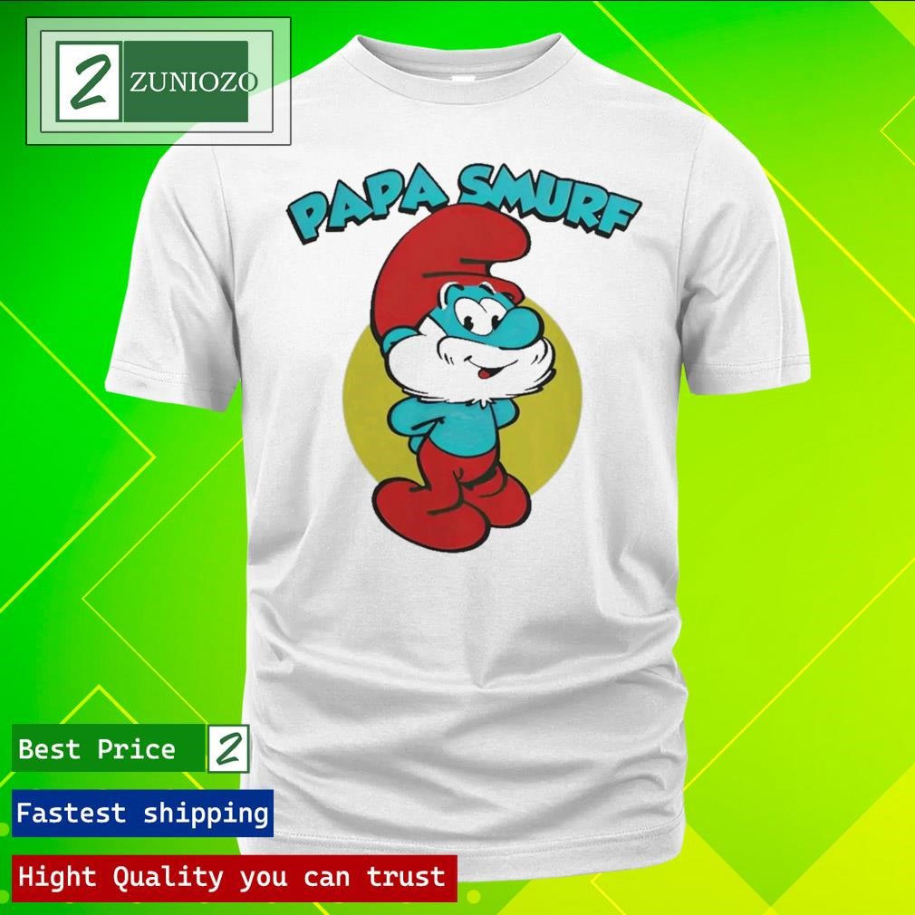 Official Papa Smurf Papa Smurf Character T-Shirts