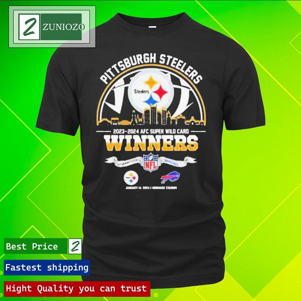 Official Pittsburgh Steelers Winners Season 2023-2024 AFC Super Wild ...