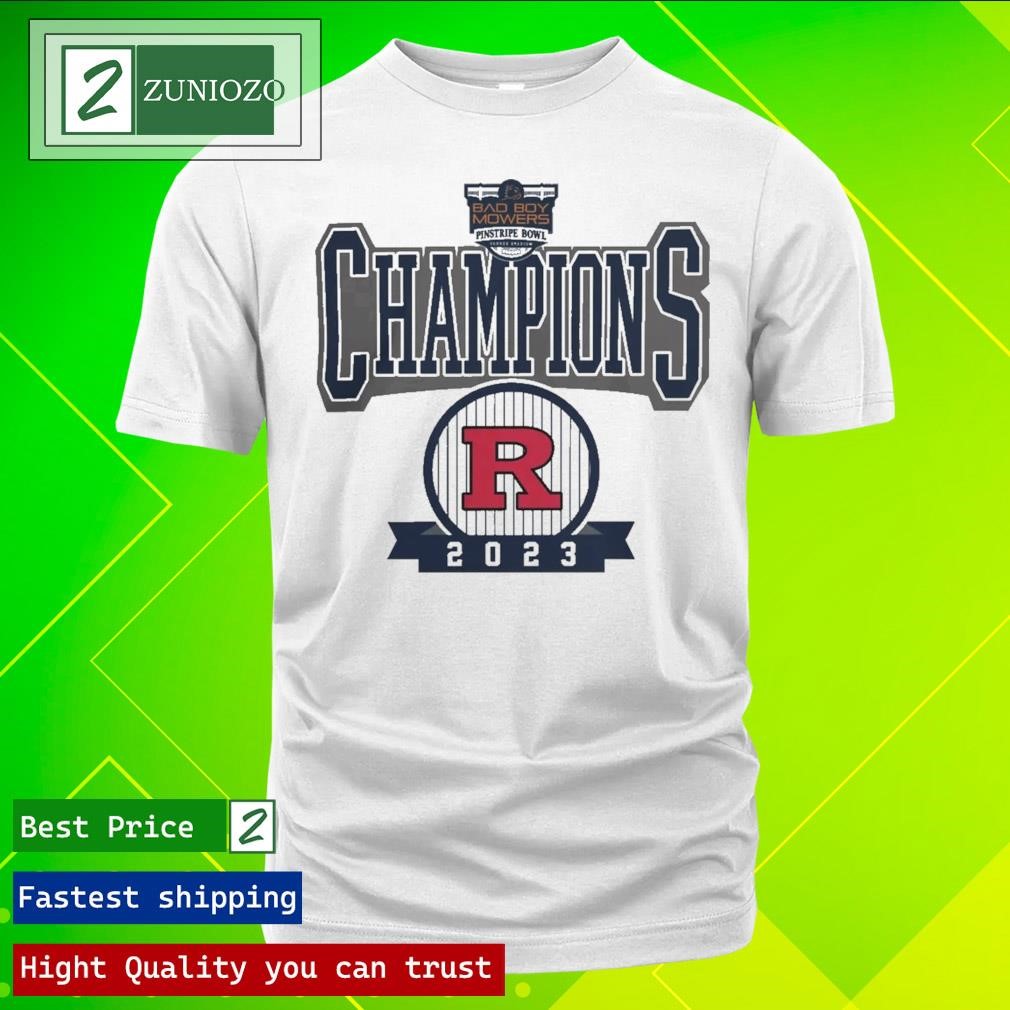 Official Rutgers Scarlet Knights 2024 Pinstripe Bowl Champions Shirt