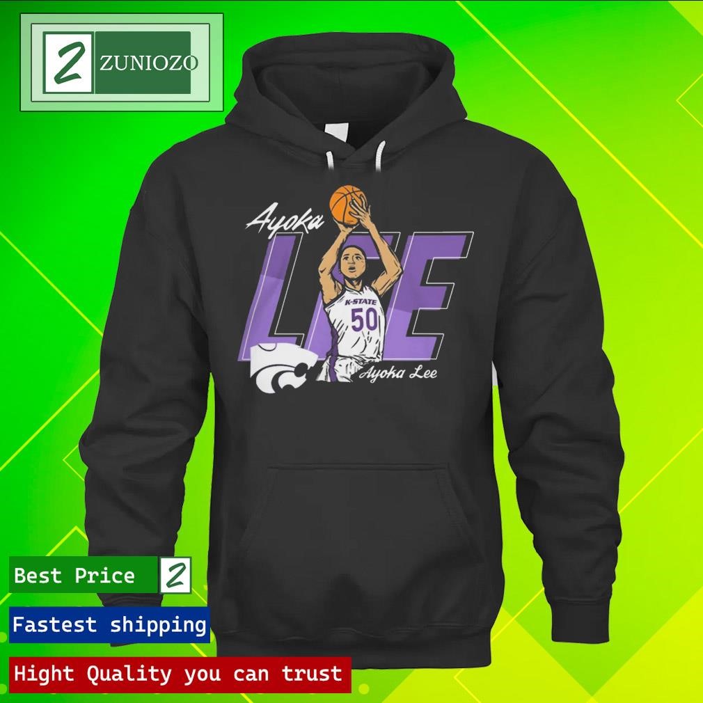 Official Ayoka Lee K-State Wildcats Caricature Womens Basketball Fashion Player hoodie