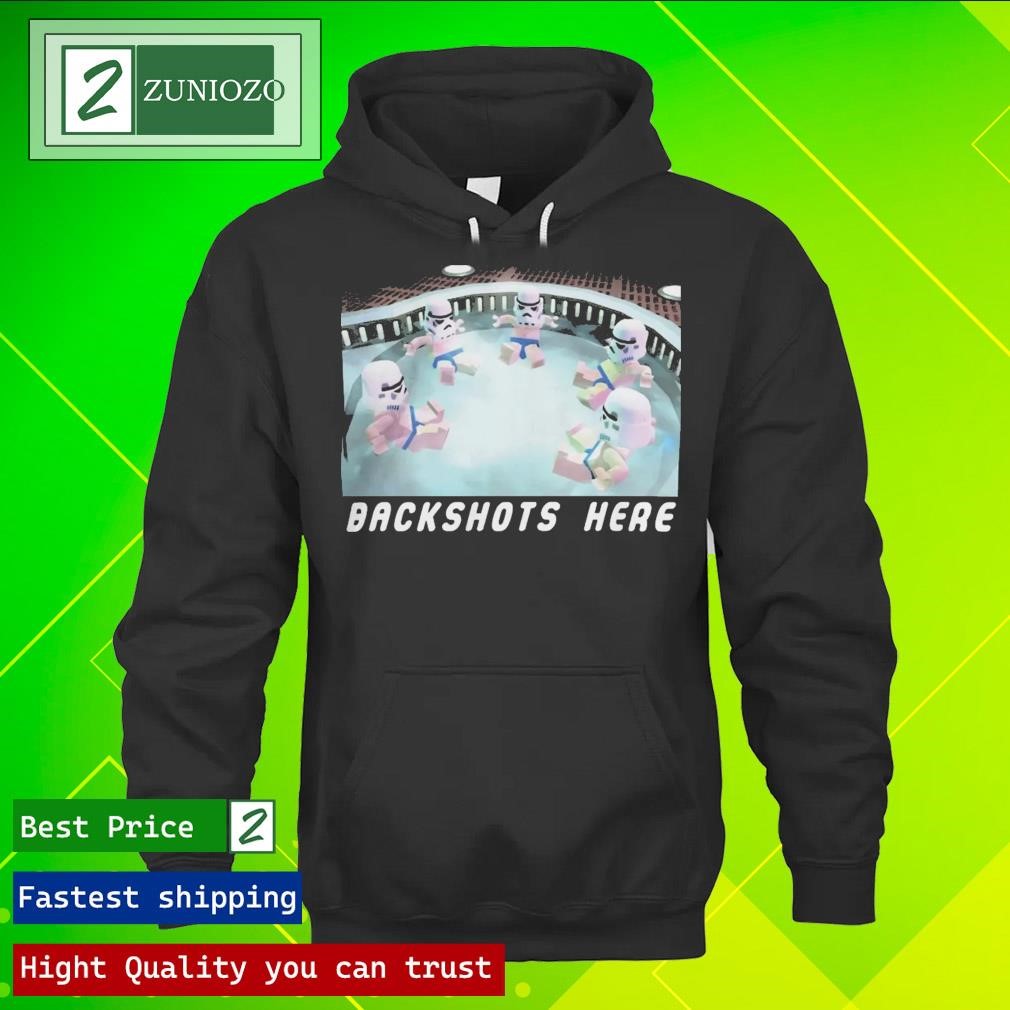 Official Backshots Here Hot Tub hoodie