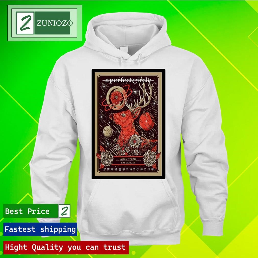 Official A Perfect Circle Coastal Credit Union Music Park Raleigh NC Event Poster April 7 2024 Shirt hoodie