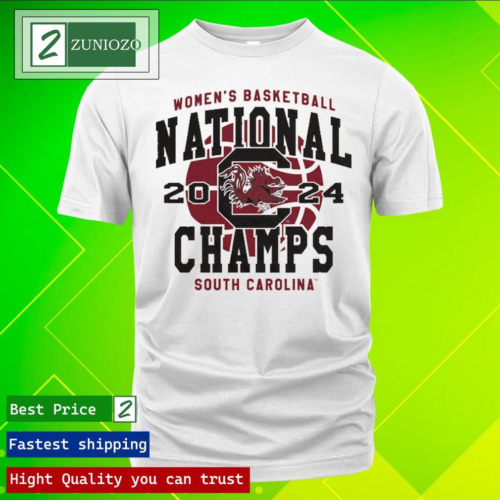 Official Homefield Cream South Carolina Gamecocks 2024 NCAA Women's Basketball National Champions T-Shirt